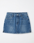 Falda short jean